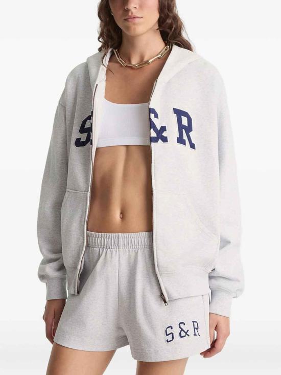 26SS 스포티앤리치 숏팬츠 SH03764082GYHEGRE Grey - SPORTY & RICH