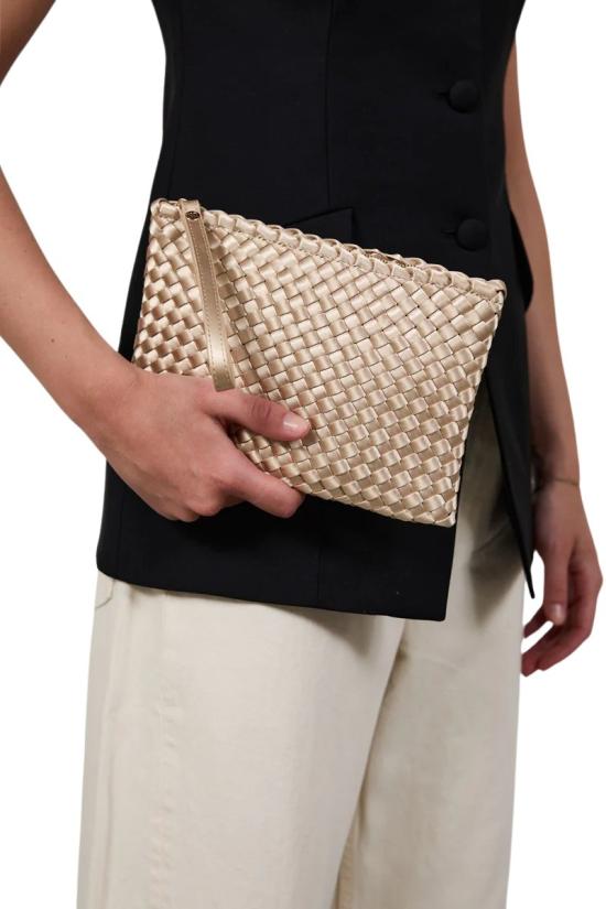 26SS 마레아 클러치/파우치 MRR21879069 069 CHAMPAGNE SATIN - MARREA