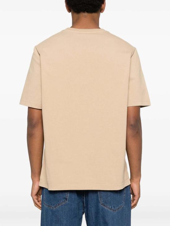 26SS 메종키츠네 드레스드 폭스 컴포트 티셔츠 QM00101KJ7025ROAST Beige - MAISON KITSUNE