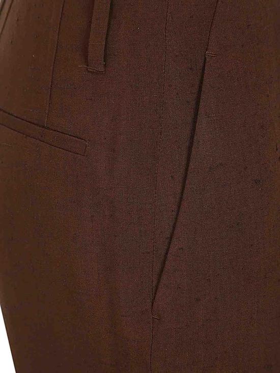  드리스 반 노튼 스트레이트 팬츠 2410109088057700 Brown - DRIES VAN NOTEN