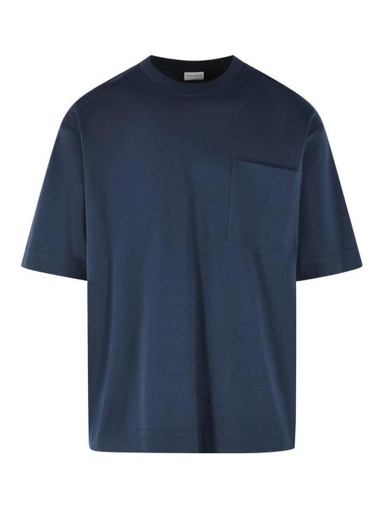 26SS 드리스 반 노튼 반팔 티셔츠 211103603509 Dark Blue