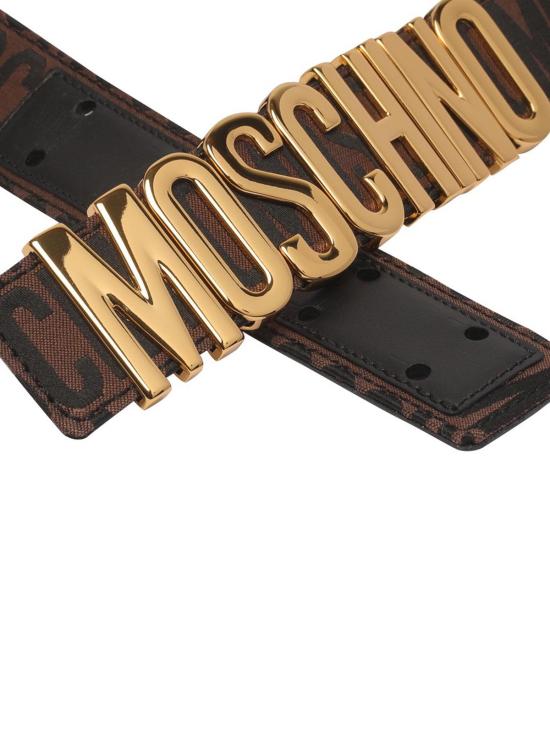  모스키노 가죽 벨트 800682681103 Brown - MOSCHINO