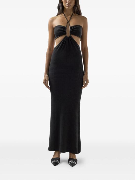 26SS 지씨디에스 미디 스커트 C1WBQB027J044 Black - GCDS