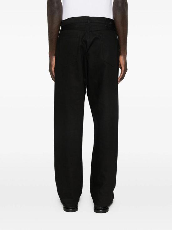 26SS 스튜디오 니콜슨 스트레이트 팬츠 SN801MARYLEBONEBLACK Black - STUDIO NICHOLSON