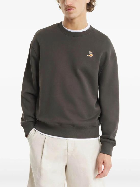 26SS 메종키츠네 드리밍 폭스 컴포트 스웨트셔츠 QM00301KM0341BELUG Grey - MAISON KITSUNE