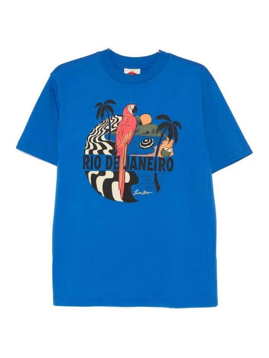26SS 팜 리오 반팔 티셔츠 344377L0003 Light Blue