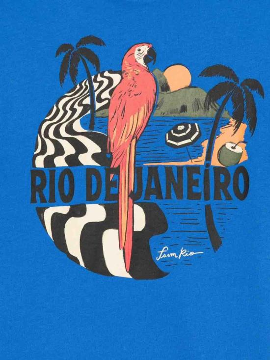 26SS 팜 리오 반팔 티셔츠 344377L0003 Light Blue - FARM RIO
