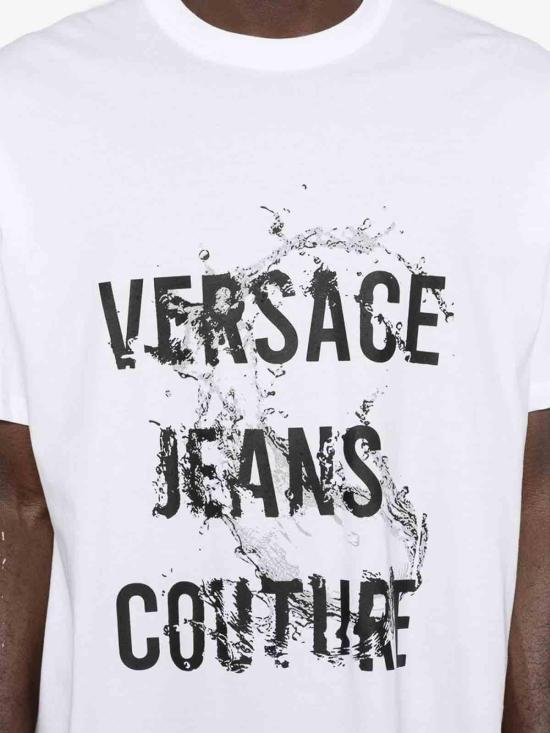 26SS 베르사체 반팔 티셔츠 80GAHC01CJ01C003 White - VERSACE