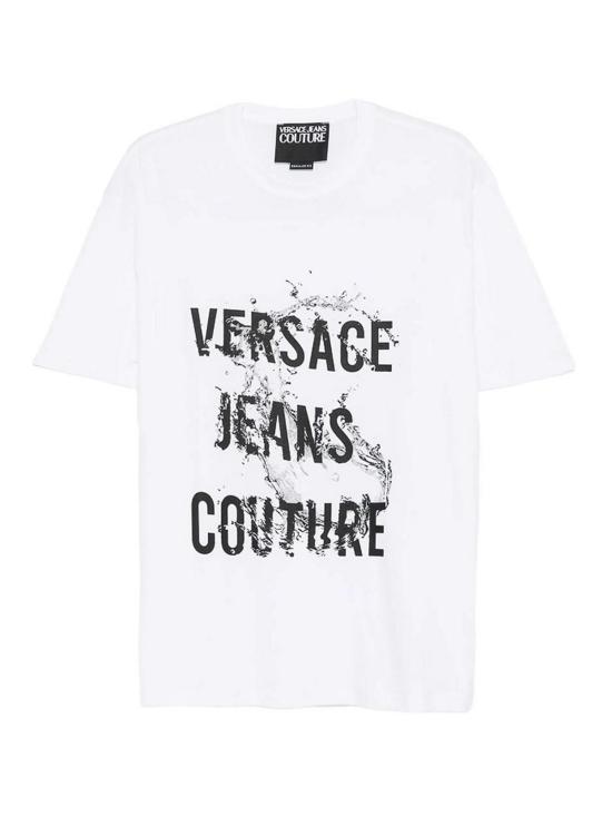 26SS 베르사체 반팔 티셔츠 80GAHC01CJ01C003 White