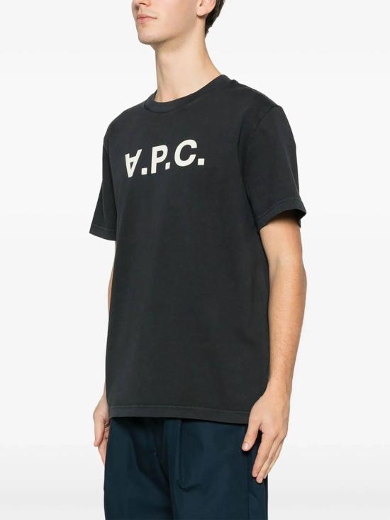 26SS 아페쎄 반팔 티셔츠 COHMBM26384TZD Black - A.P.C.