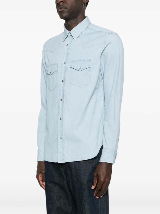 26SS 톰포드 긴팔 셔츠 FMC315HDS001UAN Blue - TOMFORD