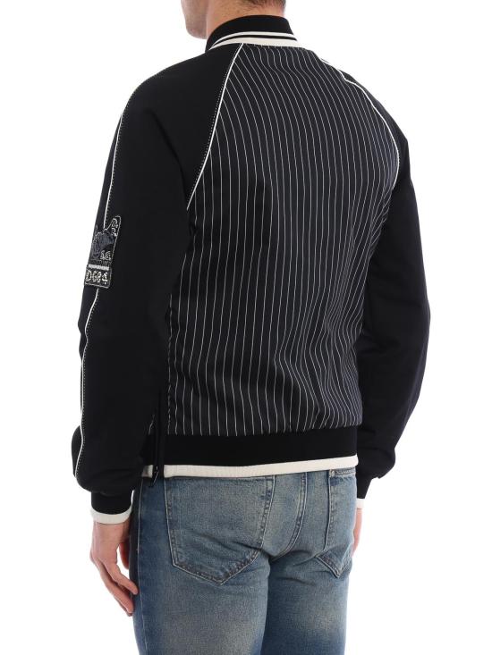  돌체앤가바나 봄버 자켓 G9IK4ZG7KLQS8051 Dark Grey - DOLCE & GABBANA