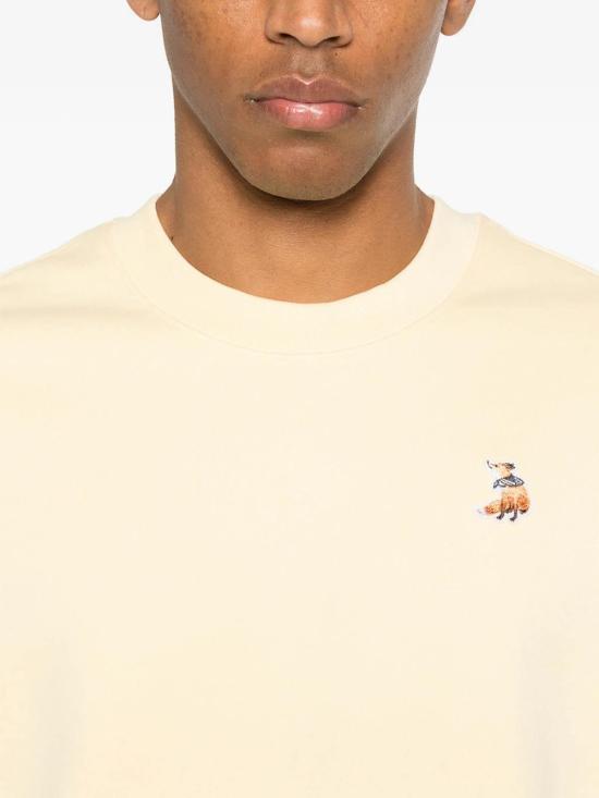 26SS 메종키츠네 드리밍 폭스 컴포트 스웨트셔츠 QM00301KM0341STRAW Yellow - MAISON KITSUNE