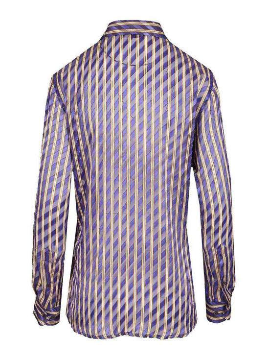 26SS 드리스 반 노튼 셔츠 2611307423149400 Purple - DRIES VAN NOTEN