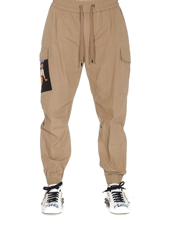  돌체앤가바나 트레이닝/조거 팬츠 GWE3HTFU6WFM3830 Beige - DOLCE & GABBANA