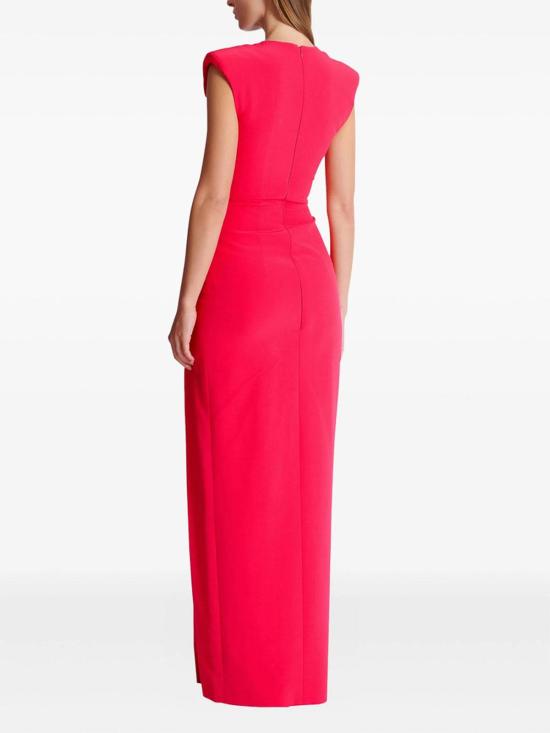 26SS 발망 미디 스커트 GF1RPB05VB004PK Red - BALMAIN