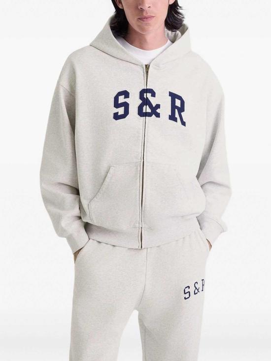 26SS 스포티앤리치 스웨터 ST08864082GYHEGRE Grey - SPORTY & RICH