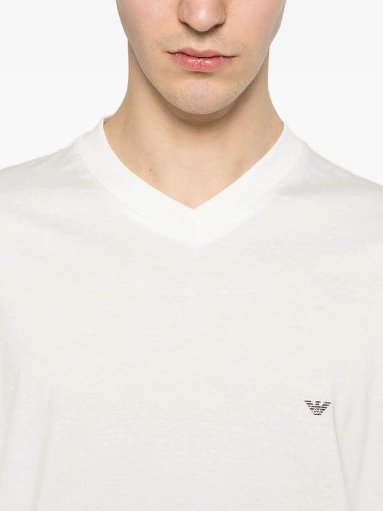 26SS 엠포리오 아르마니 반팔 티셔츠 AF24470EM005277U0003 White - EMPORIO ARMANI