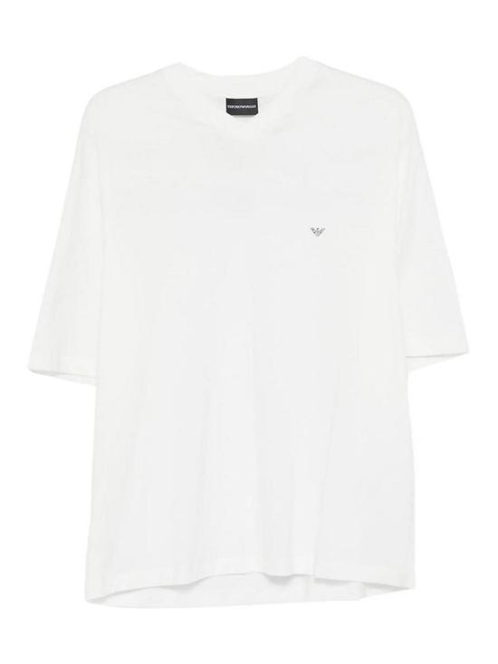 26SS 엠포리오 아르마니 반팔 티셔츠 AF24470EM005277U0003 White