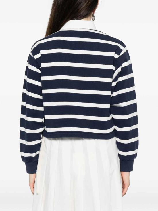 26SS 스포티앤리치 폴로 티셔츠 ST008611300BLDKNAW Dark Blue - SPORTY & RICH