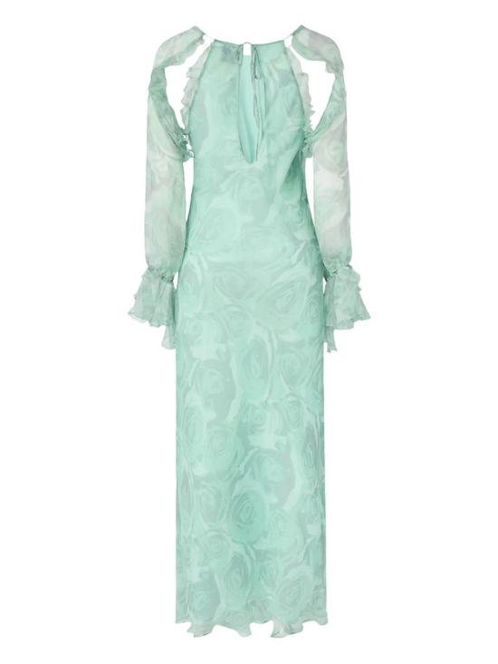26SS 핑코 롱 원피스 106322A34QVGV Green - PINKO