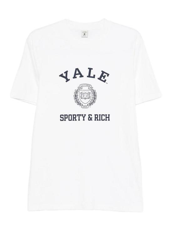 26SS 스포티앤리치 반팔 티셔츠 TO043611680WHWHITE White