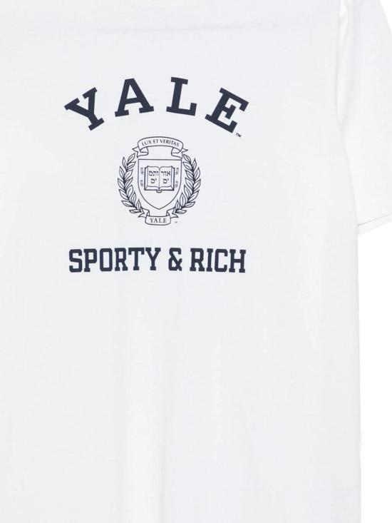 26SS 스포티앤리치 반팔 티셔츠 TO043611680WHWHITE White - SPORTY & RICH