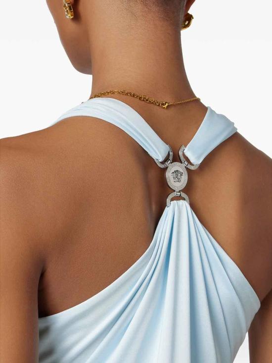 26SS 베르사체 미디 스커트 1A1249710226161VD60 Blue - VERSACE