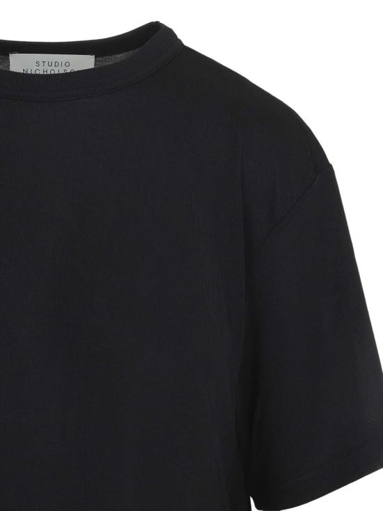 26SS 스튜디오 니콜슨 반팔 티셔츠 SNW1385RONDBLKGR Black - STUDIO NICHOLSON