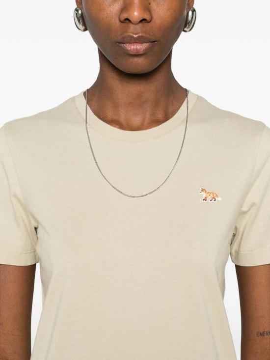 26SS 메종키츠네 베이비 폭스 레귤러 티셔츠 PW00115KJ7026TEALE Nude Neutrals - MAISON KITSUNE