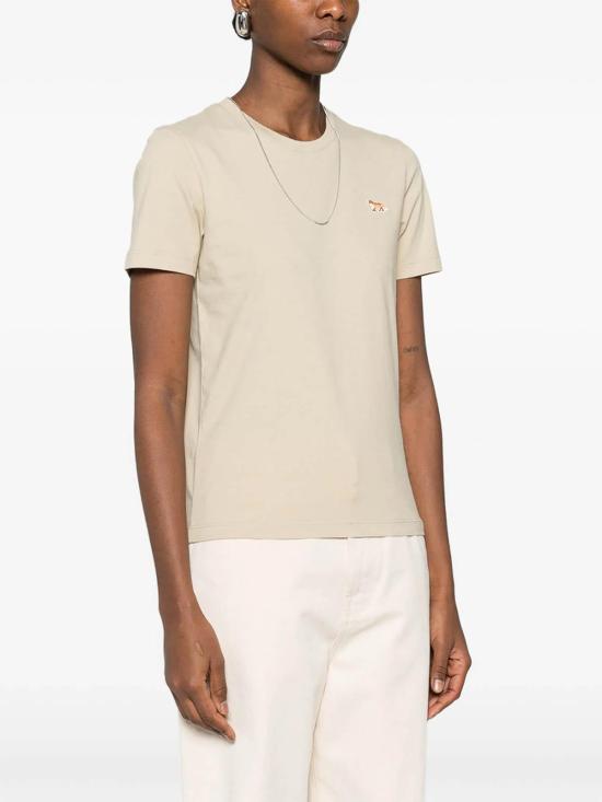 26SS 메종키츠네 베이비 폭스 레귤러 티셔츠 PW00115KJ7026TEALE Nude Neutrals - MAISON KITSUNE
