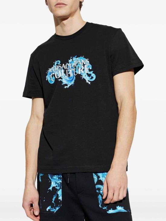 26SS 베르사체 반팔 티셔츠 80GAHE02CJ00E899 Black - VERSACE