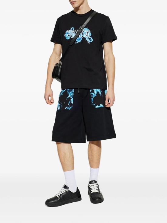 26SS 베르사체 반팔 티셔츠 80GAHE02CJ00E899 Black - VERSACE