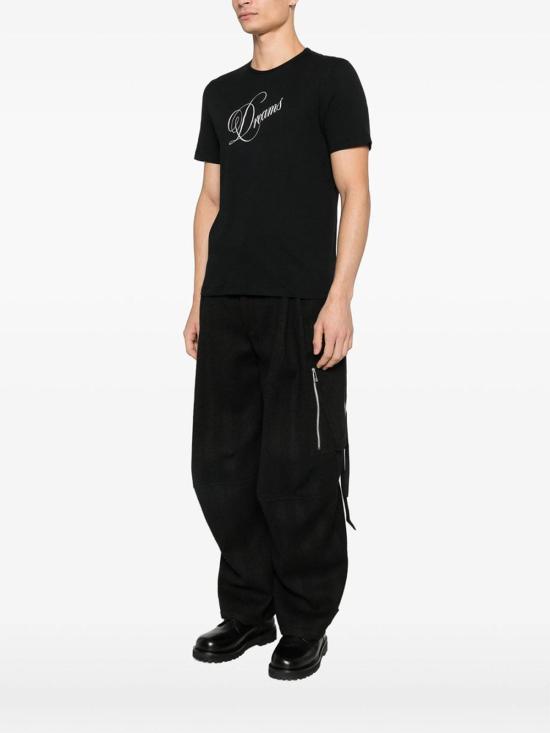 26SS 앤 드뮐미스터 반팔 티셔츠 B0013904FA206099 Black - ANN DEMEULEMEESTER