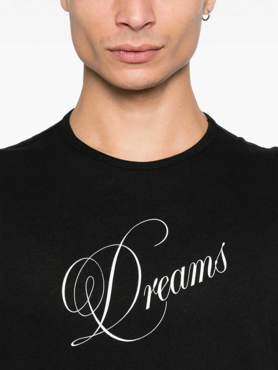 26SS 앤 드뮐미스터 반팔 티셔츠 B0013904FA206099 Black - ANN DEMEULEMEESTER