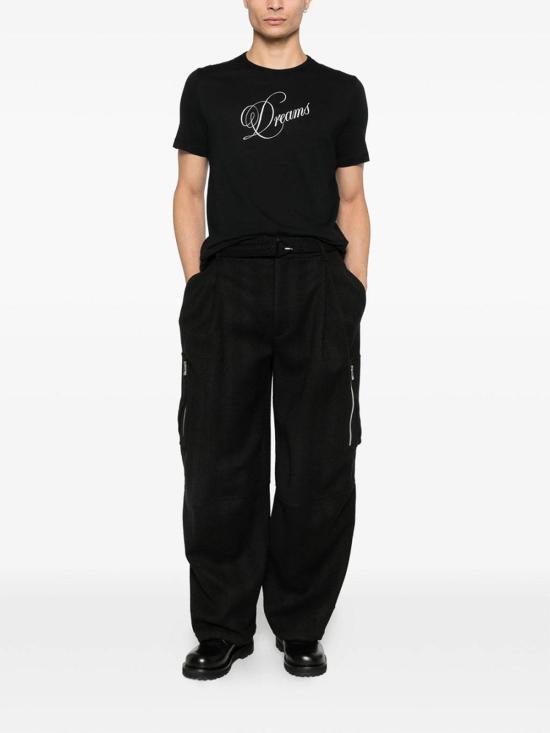 26SS 앤 드뮐미스터 반팔 티셔츠 B0013904FA206099 Black - ANN DEMEULEMEESTER