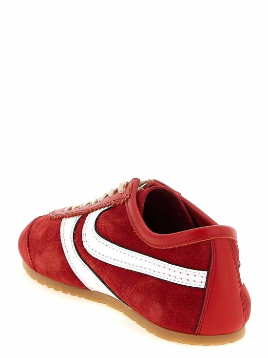 26SS 드리스 반 노튼 스웨이드 스니커즈 2610117220126350 Red - DRIES VAN NOTEN