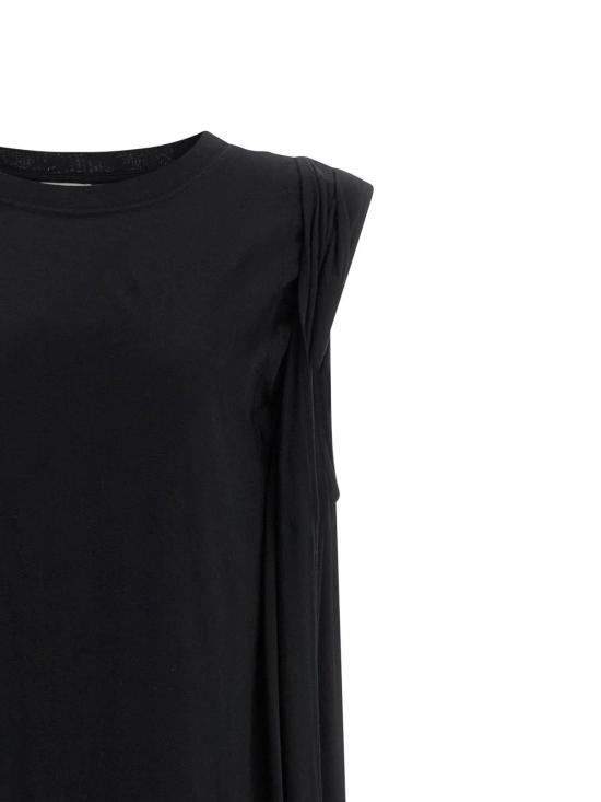 26SS 드리스 반 노튼 미디 스커트 2610111313606900 Black - DRIES VAN NOTEN