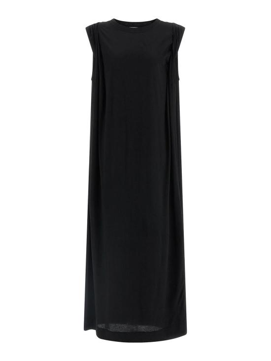 26SS 드리스 반 노튼 미디 스커트 2610111313606900 Black