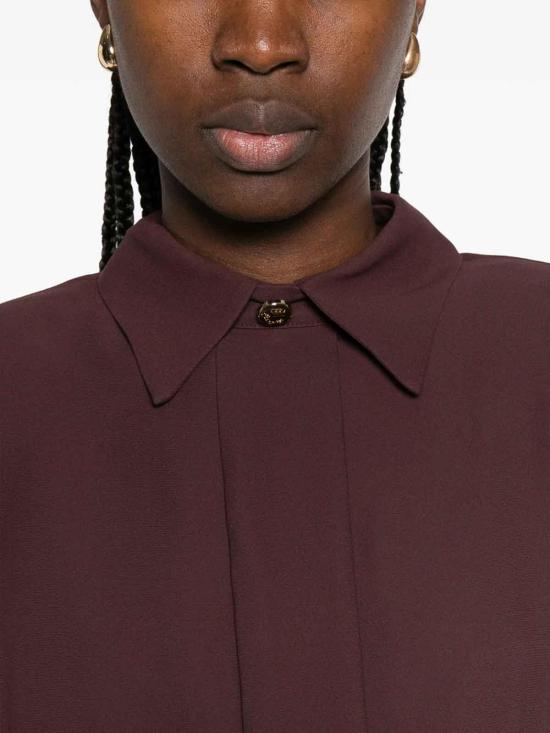 26SS 엘리자베타프랜치 셔츠 CA14761E2644 Brown - ELISABETTA FRANCHI