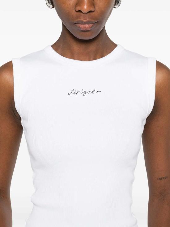 26SS 악셀 아리가토 민소매 티셔츠 A3868003SCOOPWHITE White - AXEL ARIGATO