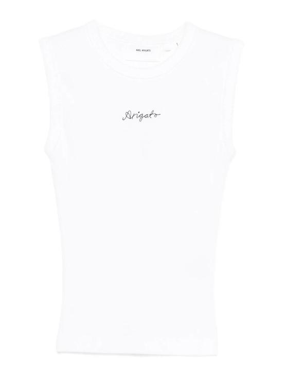 26SS 악셀 아리가토 민소매 티셔츠 A3868003SCOOPWHITE White