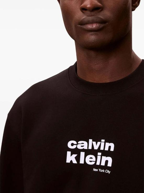 26SS 캘빈클라인 긴팔 티셔츠 LV04LE250GBLACK Brown - CALVIN KLEIN