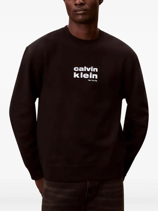 26SS 캘빈클라인 긴팔 티셔츠 LV04LE250GBLACK Brown - CALVIN KLEIN