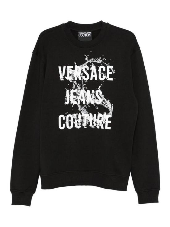 26SS 베르사체 긴팔 티셔츠 80GAIC01CF00C899 Black