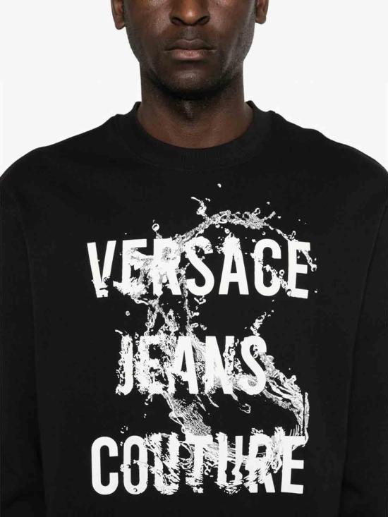 26SS 베르사체 긴팔 티셔츠 80GAIC01CF00C899 Black - VERSACE