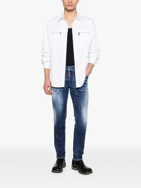 26SS 디스퀘어드2 데님 팬츠 S30664S74LB1928470 Blue - DSQUARED2
