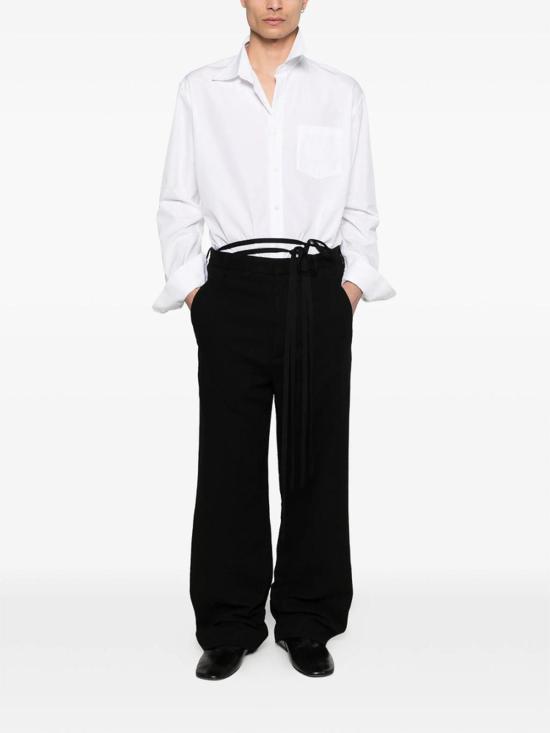26SS 앤 드뮐미스터 팬츠 B0010304FA718099 Black - ANN DEMEULEMEESTER