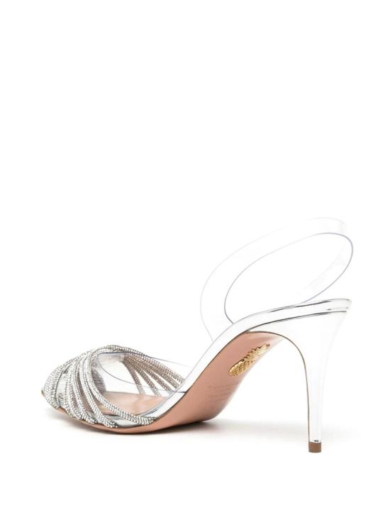26SS 아쿠아주라 샌들 GASMIDL0SPPCCCSILVE Silver - AQUAZZURA