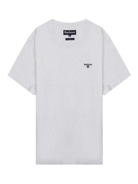 26SS 바버 반팔 티셔츠 MTS0331WH11 WHITE